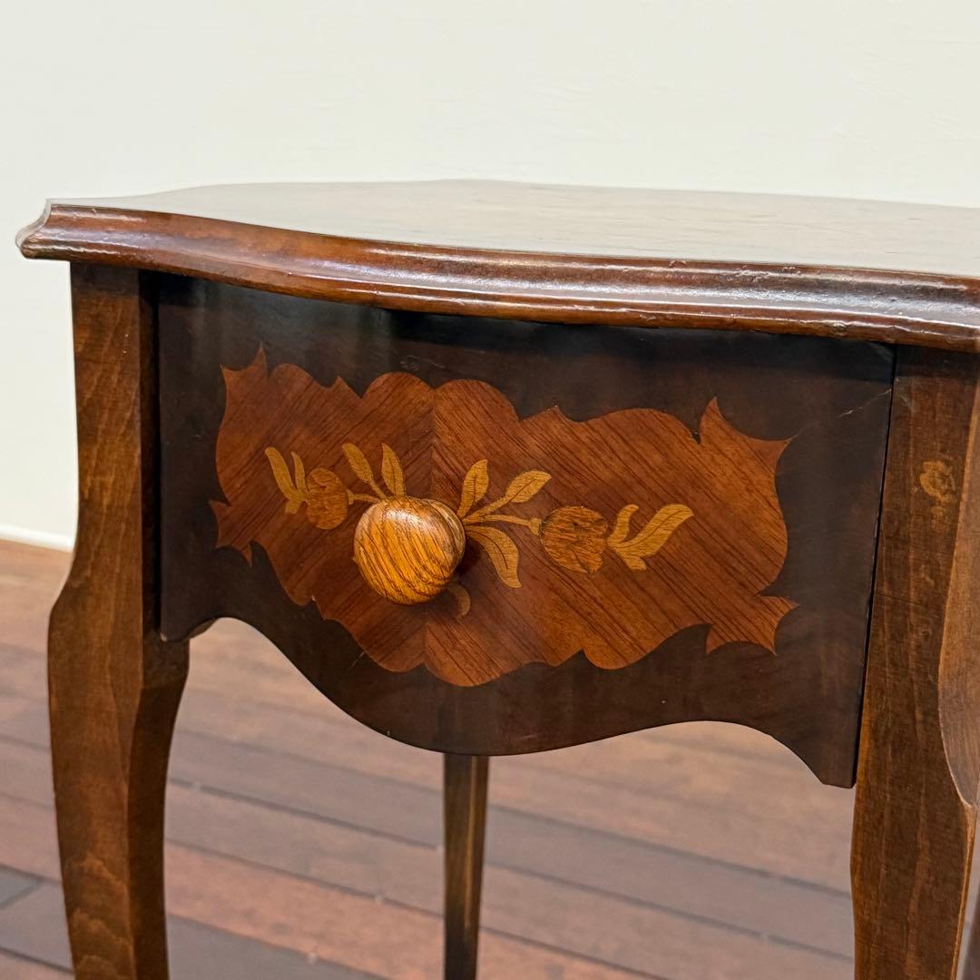 H17K50b イタリア 象嵌細工 コンソールテーブル