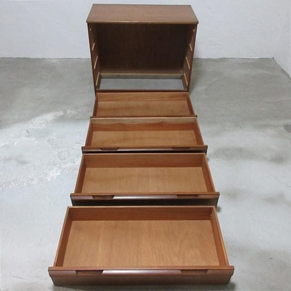 イギリス ビンテージ 家具 チェスト 4段ドロワーズ 収納 英国 6990d