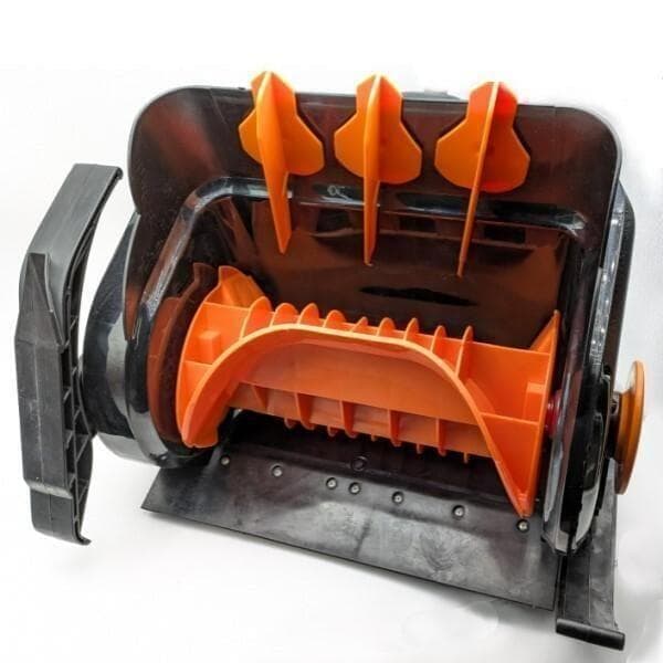 【使用品】 電動除雪機 専用バッテリー2個+専用充電器付き 除雪機 折りたたみ式