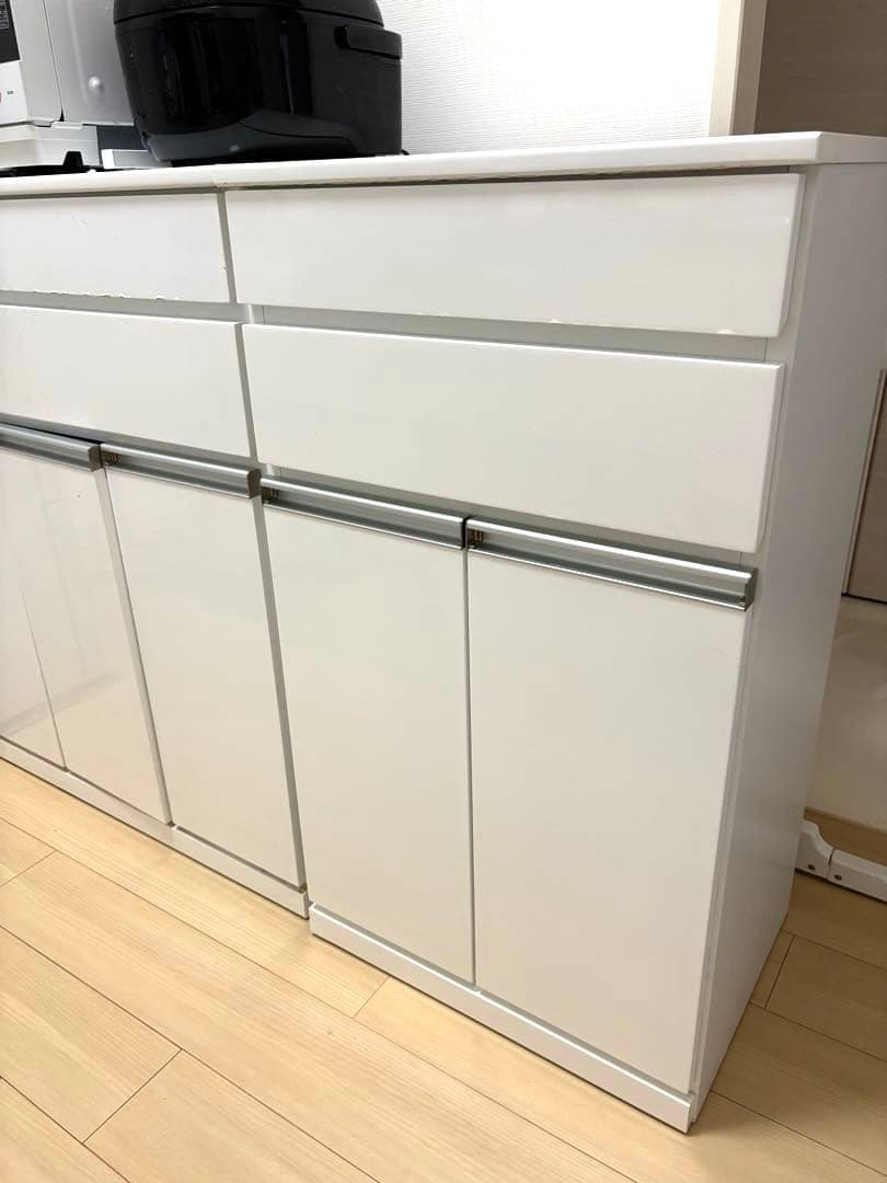 ホワイトキッチン収納【送料込・組立不要】