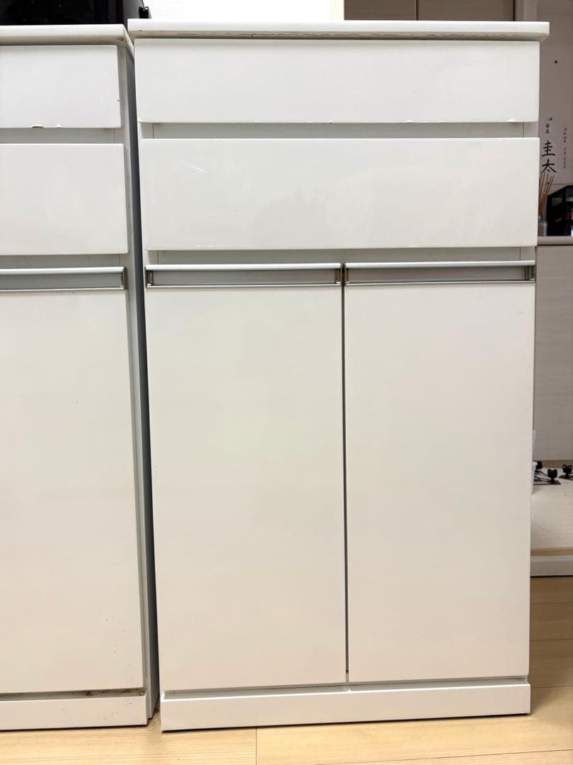 ホワイトキッチン収納【送料込・組立不要】