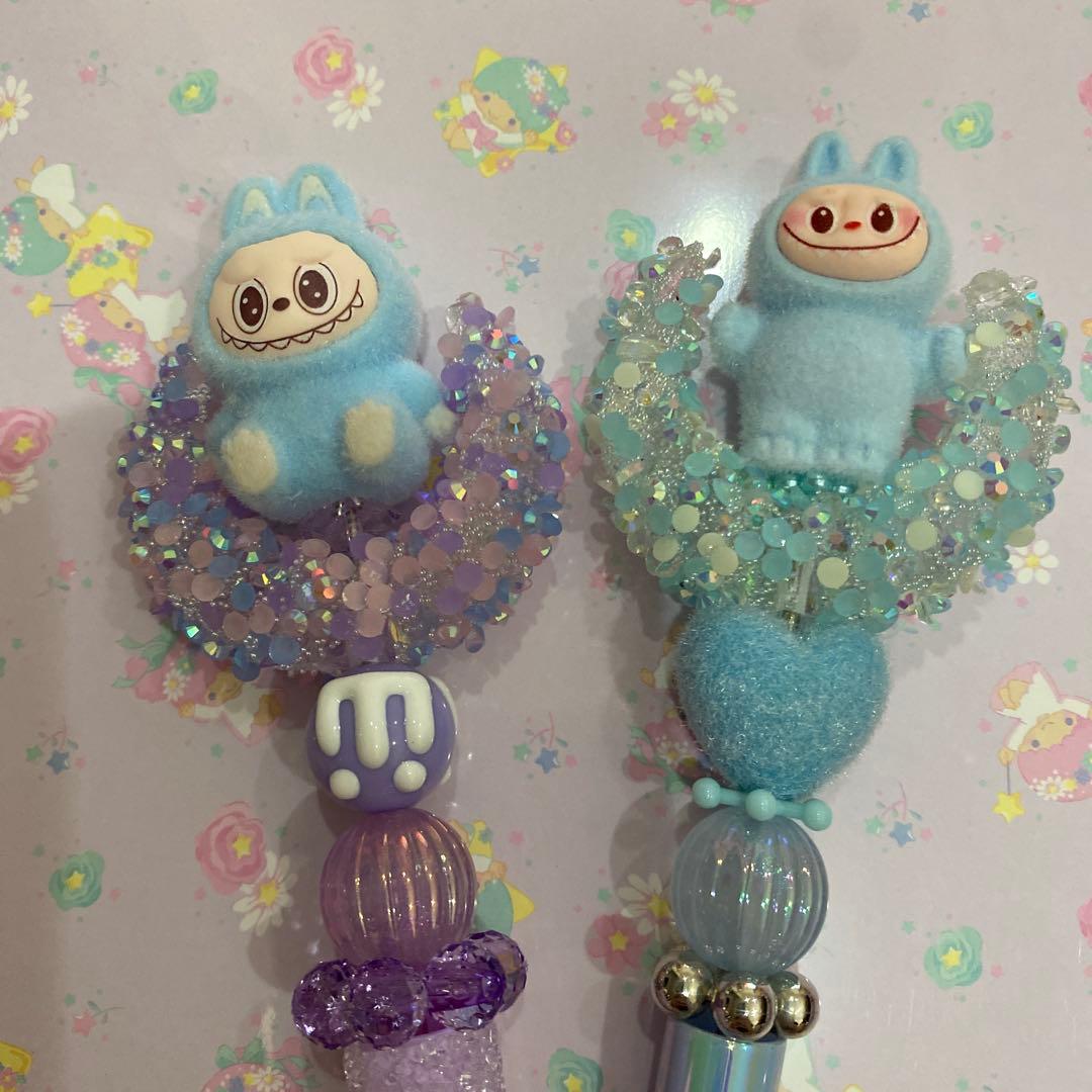 カスタムボールペン 4本セット ハンドメイド ラブブ LABUBU - メルカリ