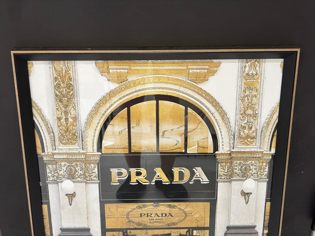 フランフラン PRADA プラダ 額入り ポスター アートボード 現状品