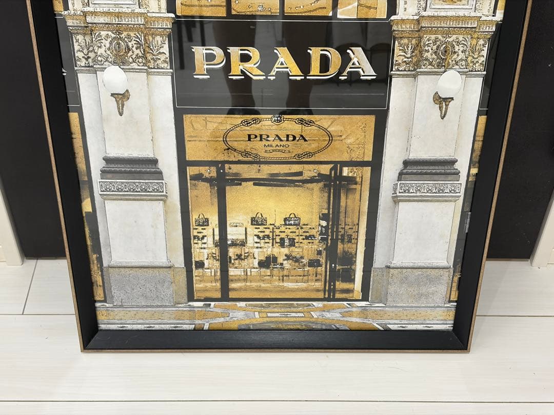 フランフラン PRADA プラダ 額入り ポスター アートボード 現状品