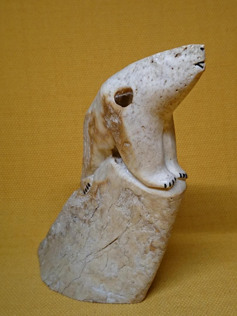 【美品】ヴィンテージ　北欧　クマ　熊　置物　インテリア　工芸品　美術品A2892