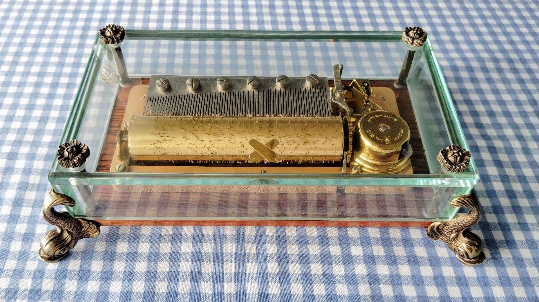 慶應義塾大学【リュージュ社72弁オルゴール】■塾歌、若き血■定価522,500円