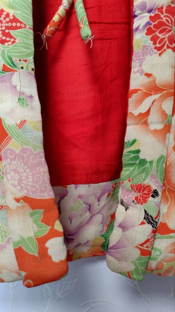 RK382アンティーク子供着物被布着丈53センチ裄丈12センチ綺麗美品