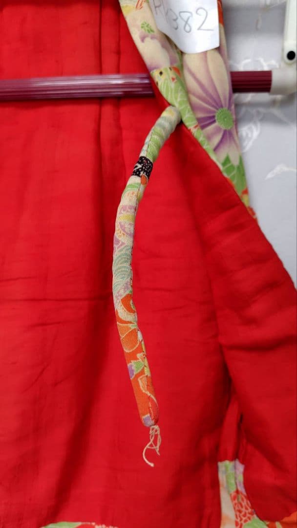 RK382アンティーク子供着物被布着丈53センチ裄丈12センチ綺麗美品