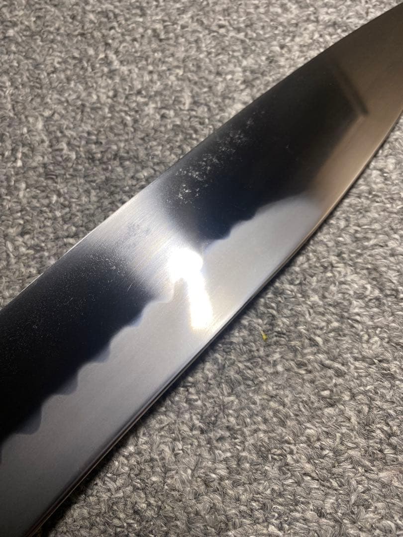 Cownee］玄海正國　本焼不動國作　牛刀　包丁　珍しい包丁　反り有り