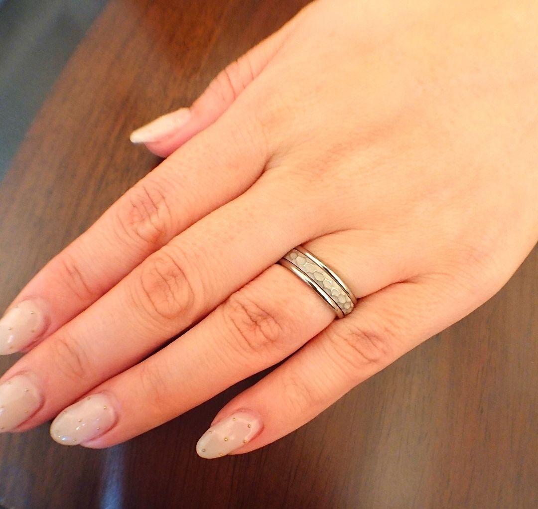 stk様専用 トレソロ✨18金 リング 新品 未使用 k18 ホワイトゴールド