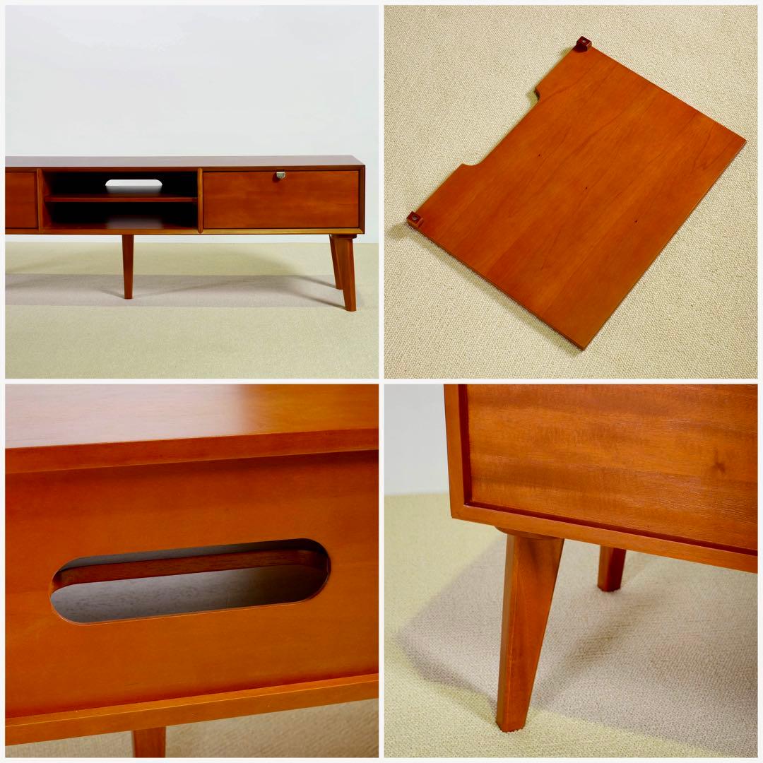 O 新品 北欧 テレビボード AVボード L テレビ台 TV AVラック