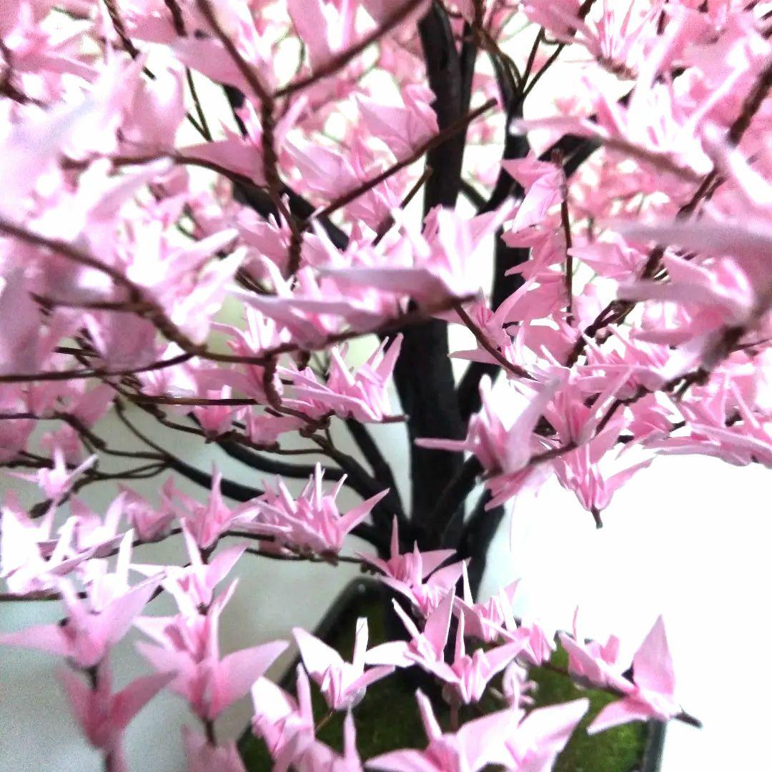 折り鶴盆栽【桜 盆栽】No.30 - メルカリ