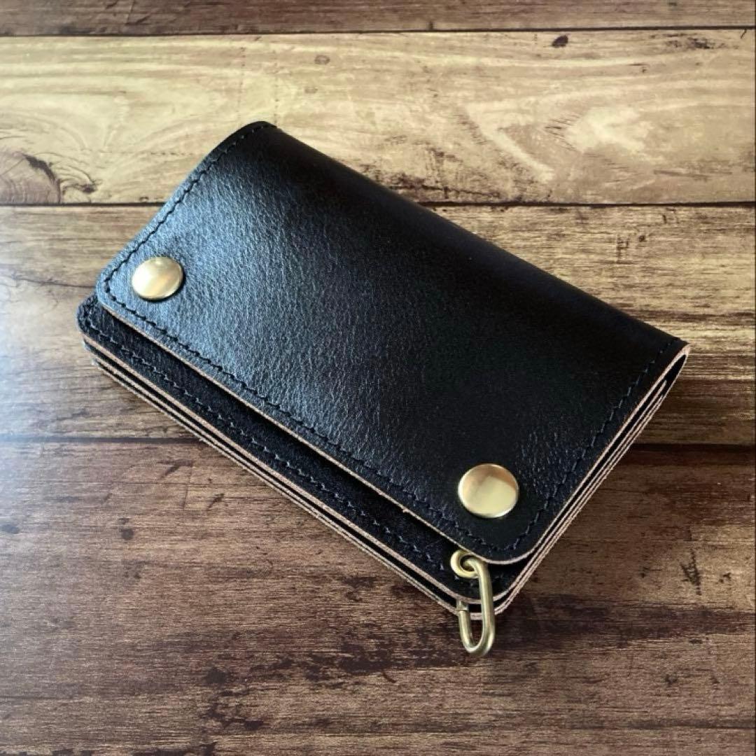 【なー！！断捨離中！】ミドルトラッカーウォレット【お札を折らずに収納】