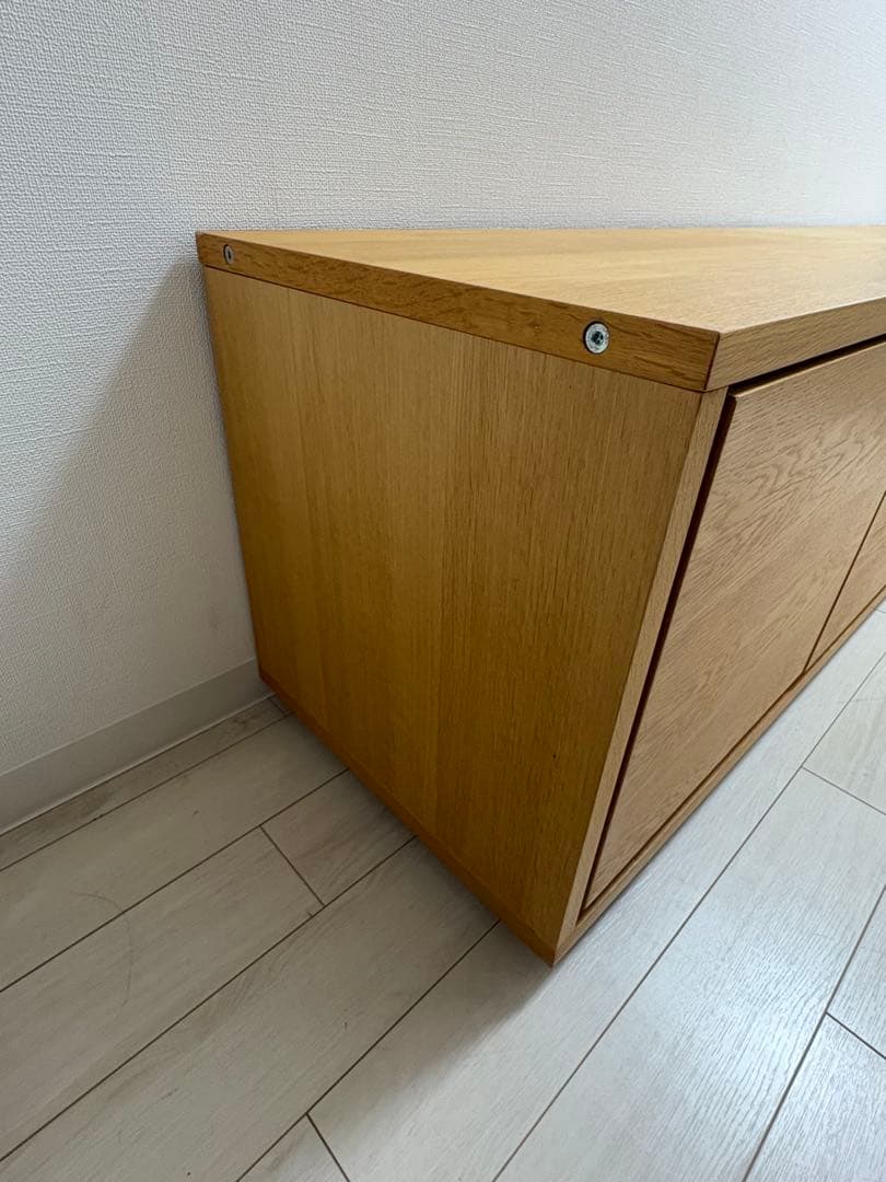【るりるりさん】無印良品　スタッキングキャビネット ローボードTVボード