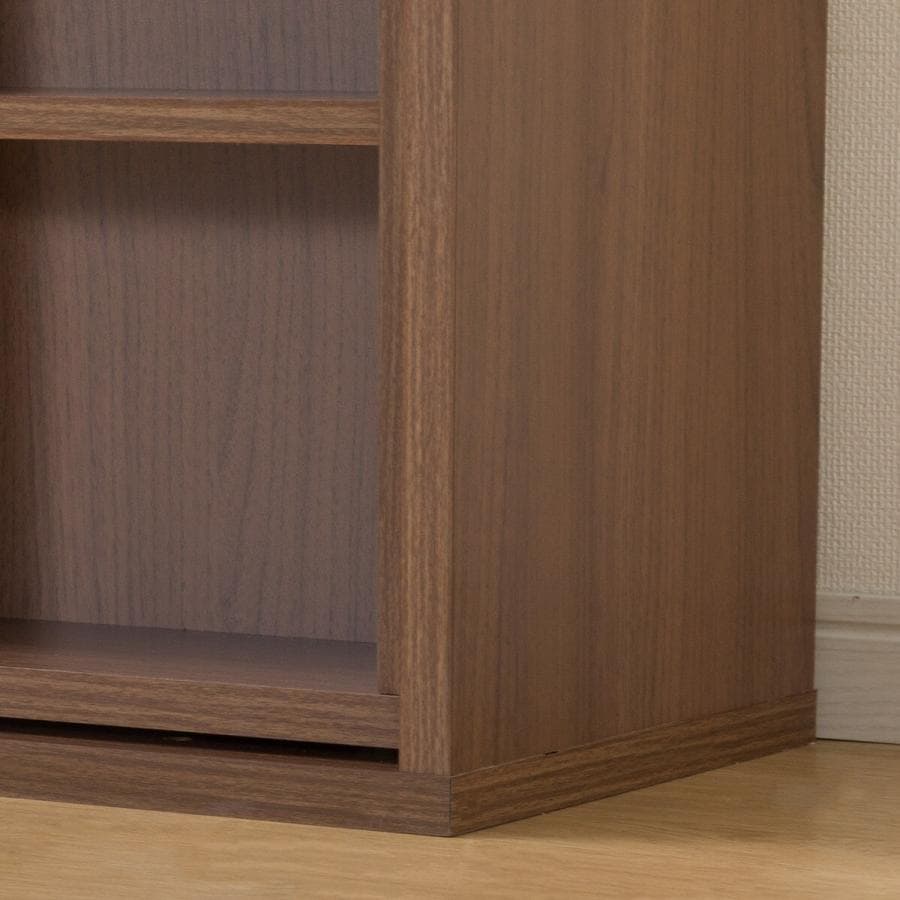 ニトリ 本棚 スライド式 テイルI 100MBR 幅100×奥行30×高90cm