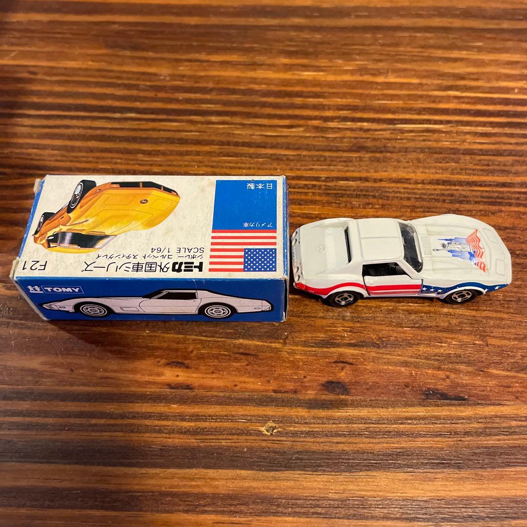 トミカ シボレー コルベット スティングレイ 青箱F21 - メルカリ