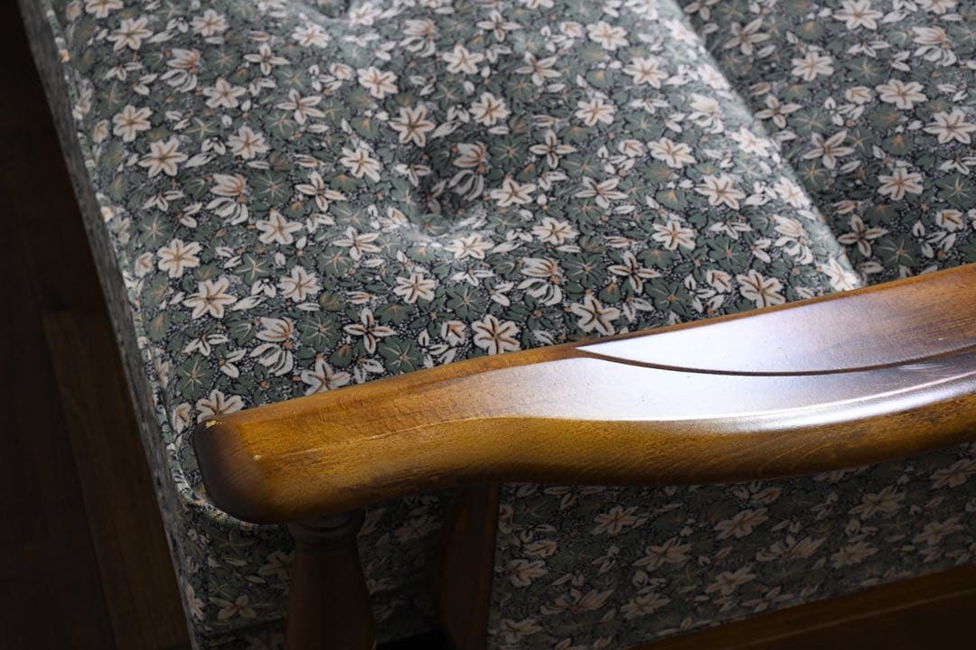 ECK118 カリモク コロニアル ソファベッド 3人掛けソファ トリプルソファ