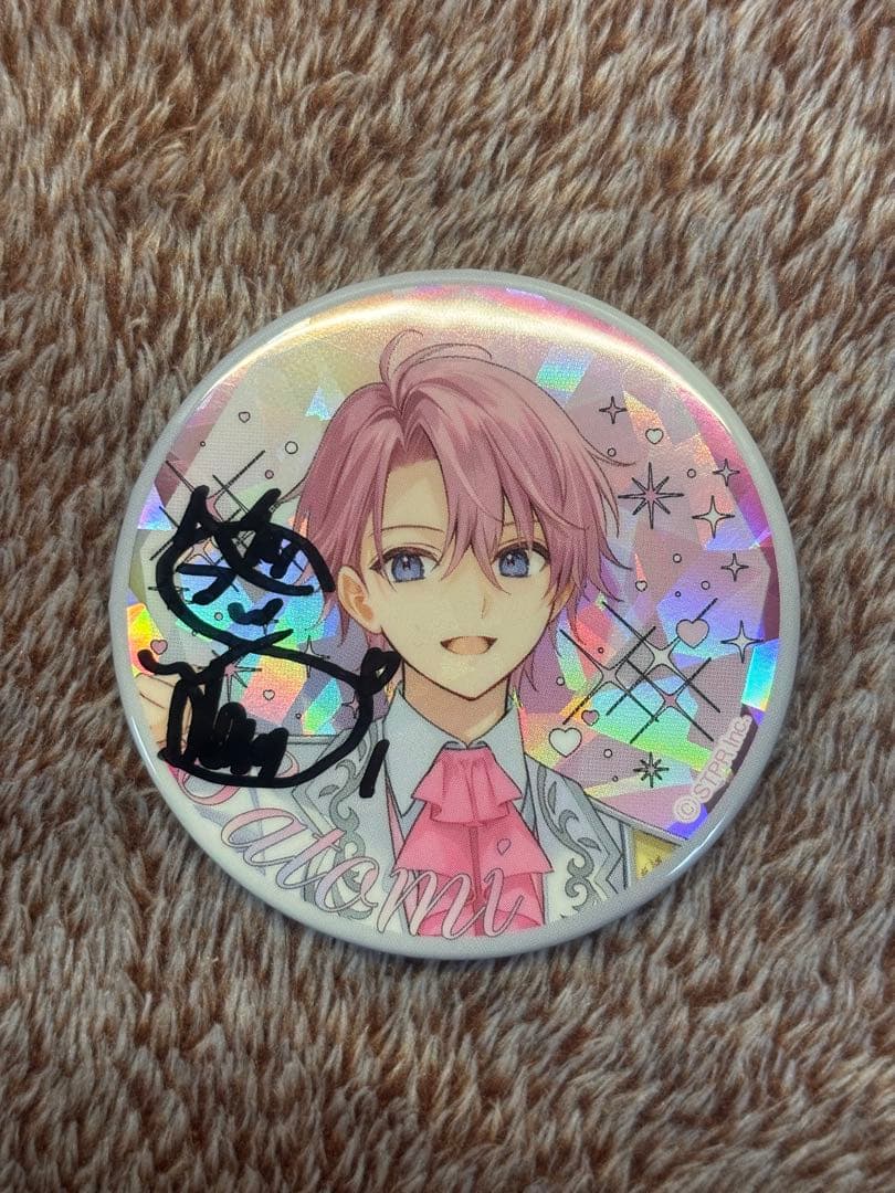 すとぷり 缶バッジ サイン入り - メルカリ