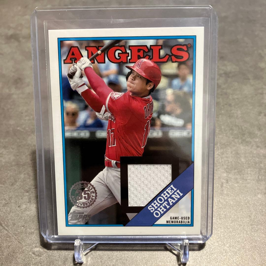 限定】大谷翔平 実使用ジャージーカード topps - メルカリ