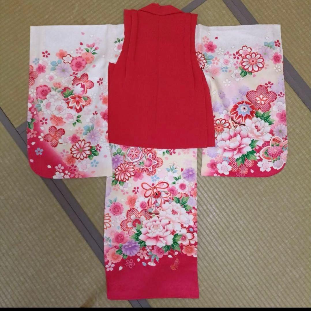 七五三 着物‼️豪華‼️フルセット 3歳 女の子 総額60,000円以上