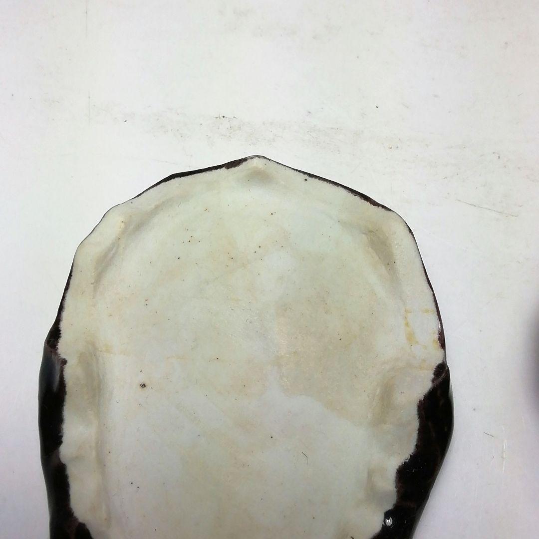 S725 香合 『獅子頭』『九谷焼』『朝倉文夫作』 共箱 茶道具