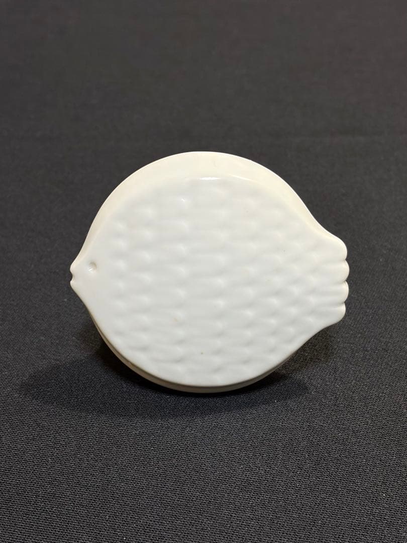 白山陶器 コートハンガー ホワイト 森正洋デザイン アンティーク 魚小