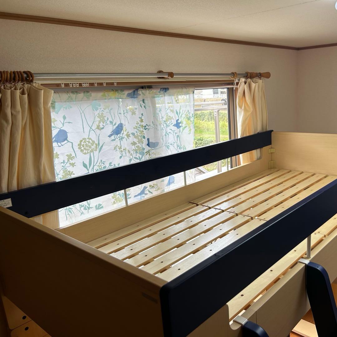 [めめ][引取限定] コイズミ 学習デスク ビルトコンポ ハイベッドデスク