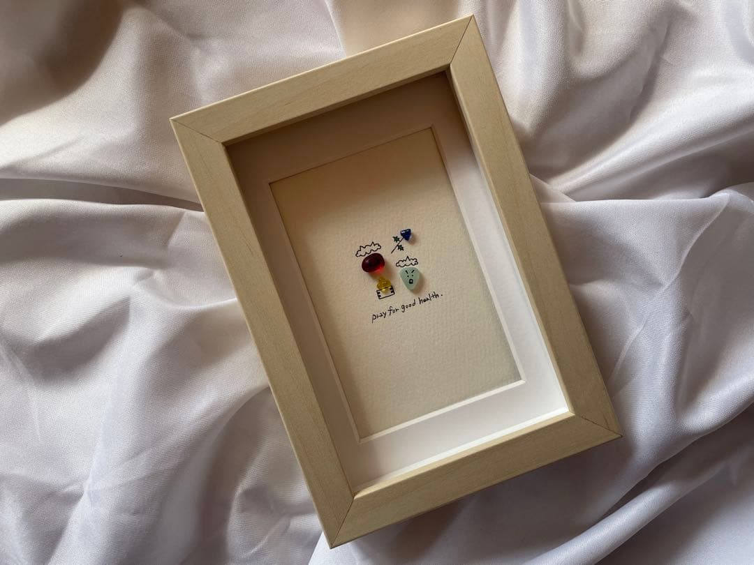 シーグラスアート　12か月カレンダー　　　　S-206