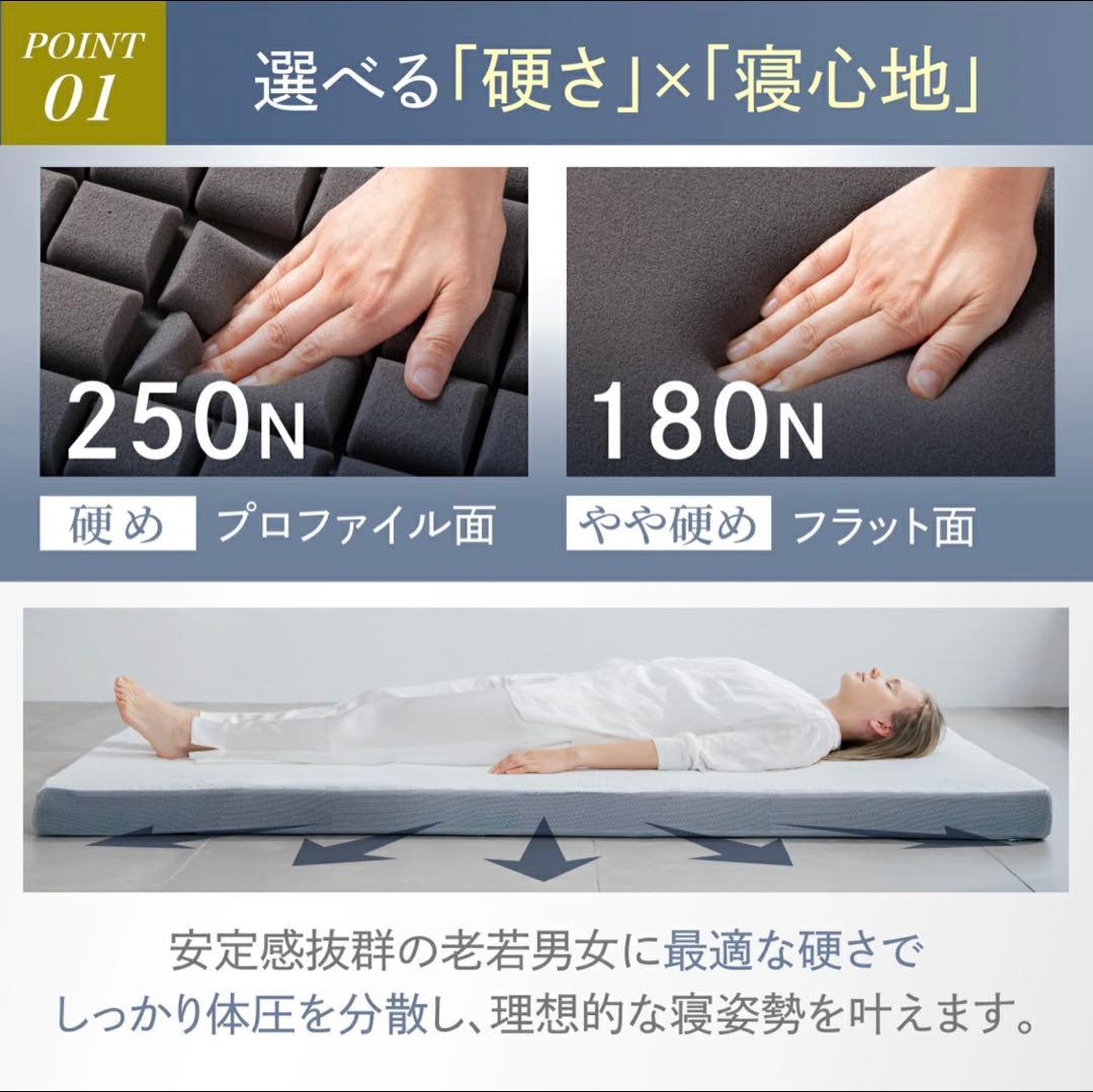 GOKUMIN マットレス シングル　ブラック