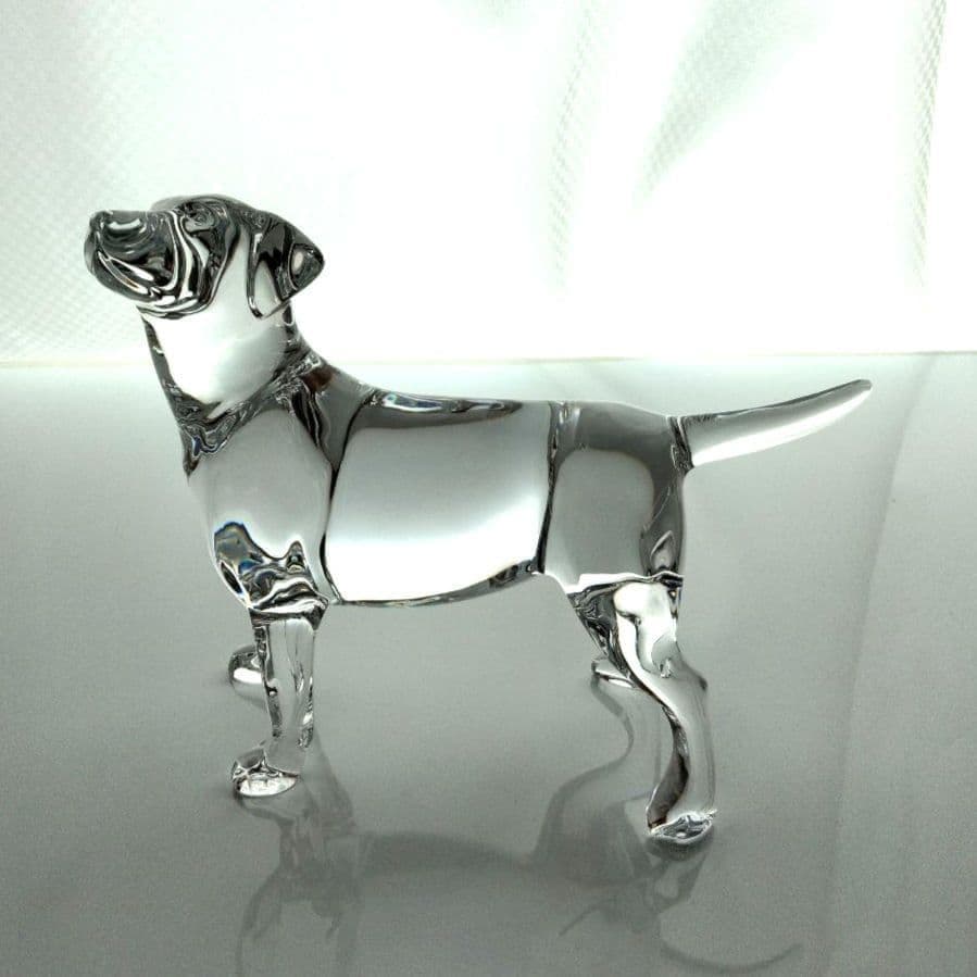 【新品】バカラ　犬　ラブラドール 　大型　動物　 置物　 クリスタル