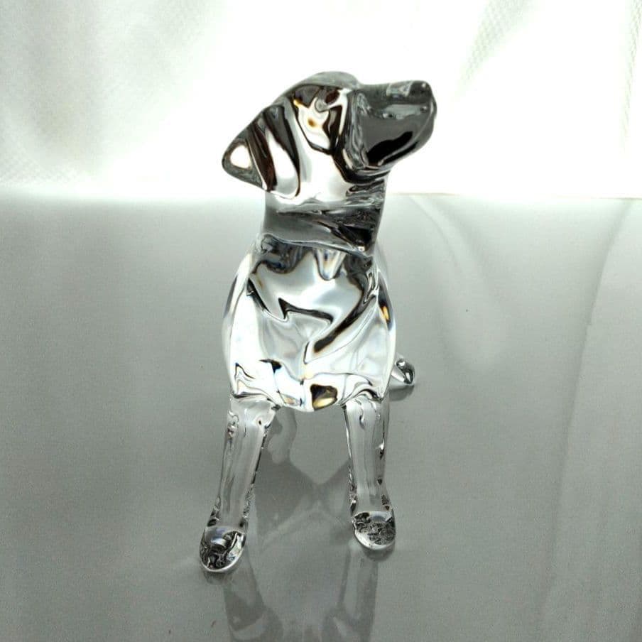 【新品】バカラ　犬　ラブラドール 　大型　動物　 置物　 クリスタル