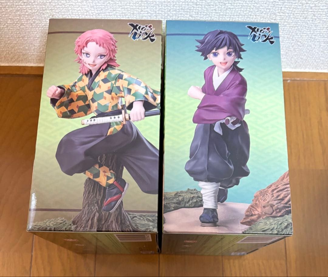 【最安値】鬼滅の刃 XrossLink 幼少期 冨岡義勇 錆兎 ２体セット