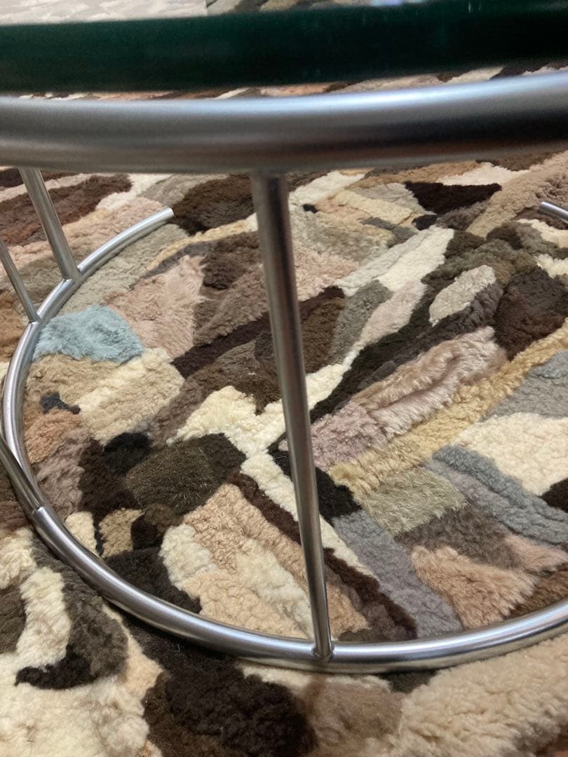 ガラスリビングテーブル