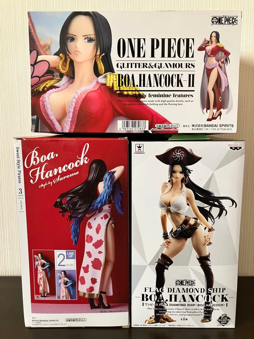 ワンピース ボア・ハンコック セクシーフィギュアセット 3体