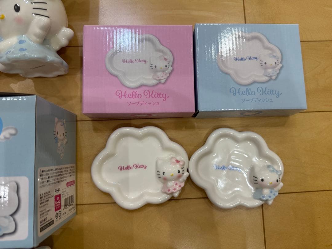 ハローキティ 小物セット 陶器製 エンジェル 10点セット