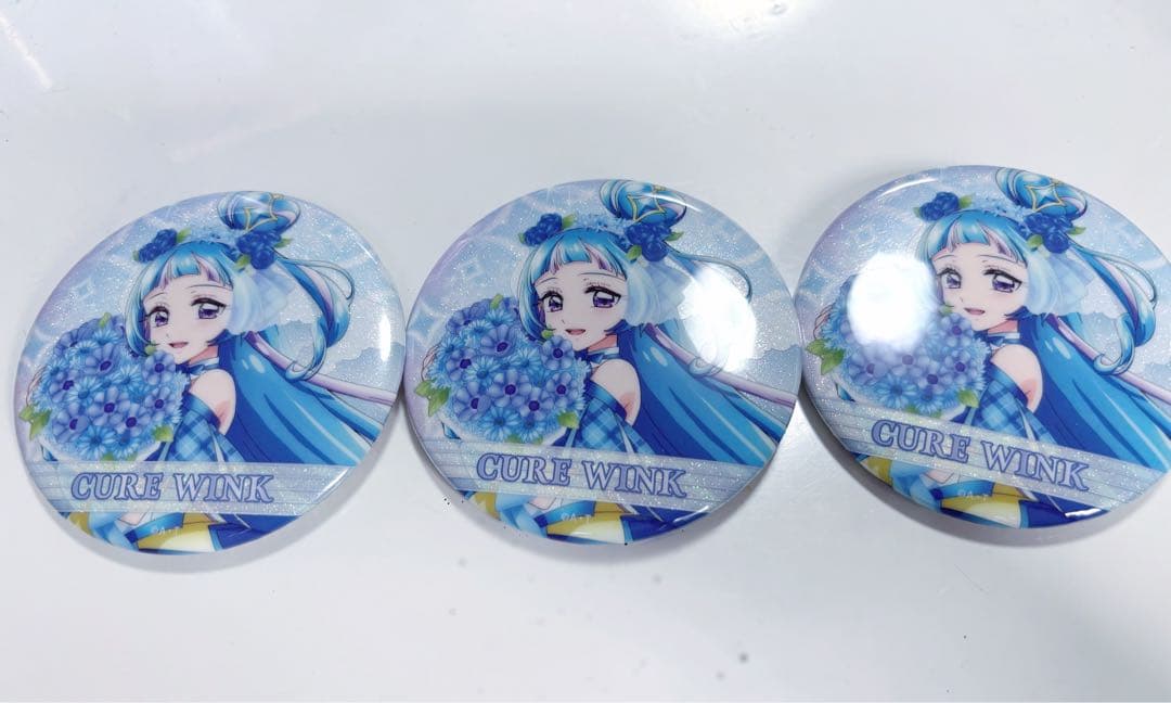 キュアウインク缶バッジ×3 / キミプリ感謝祭 - メルカリ