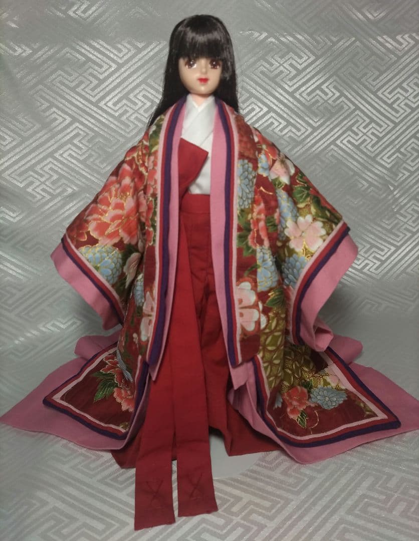 十二単/袿姿/ドールサイズ/簡略ver.