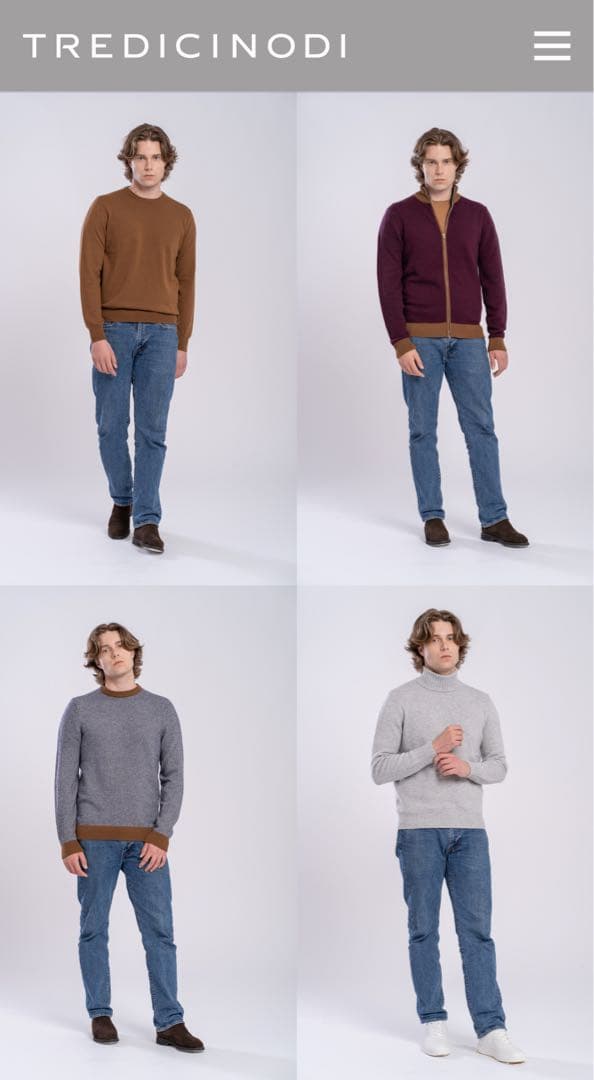 【イタリア輸入品】Tredicinodi カシミヤブランケット クッションカバー