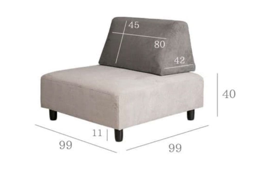 【良品】アイランドソファ用 背クッション 2個 送料無料