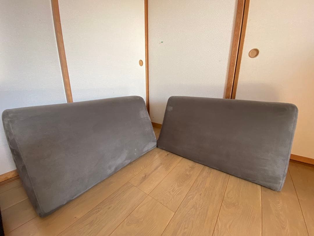 【良品】アイランドソファ用 背クッション 2個 送料無料