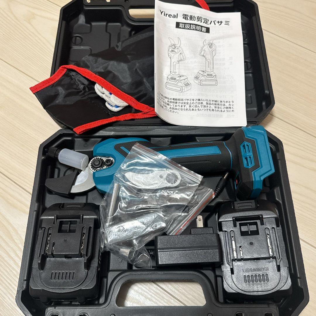 電動 剪定バサミ 18V切断径32mm コードレス充電式 マキタ18V互換