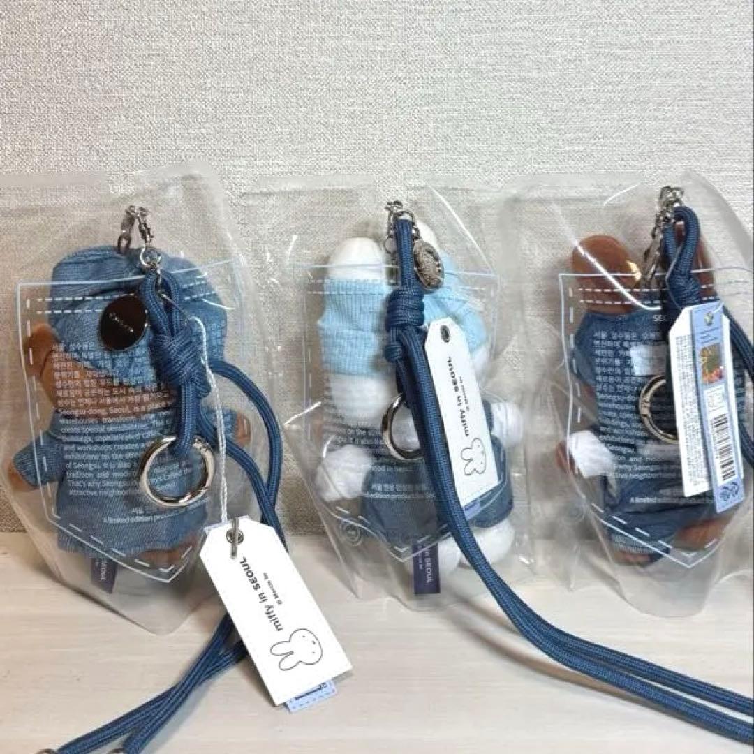 韓国ソウル限定】ミッフィーデニムエディション 3体セット（新品未開封