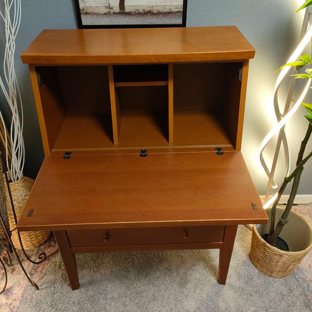 【希少】マルニ木工 ヴィンテージ ライティングビューローデスク キャビネット