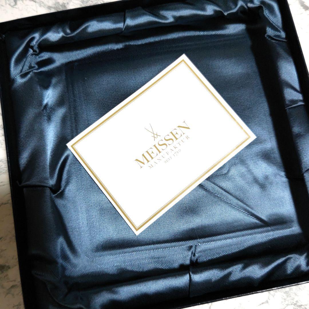 マイセン角プレート　コスモポリタン　ホワイトプラター角プレート　新品　17×17