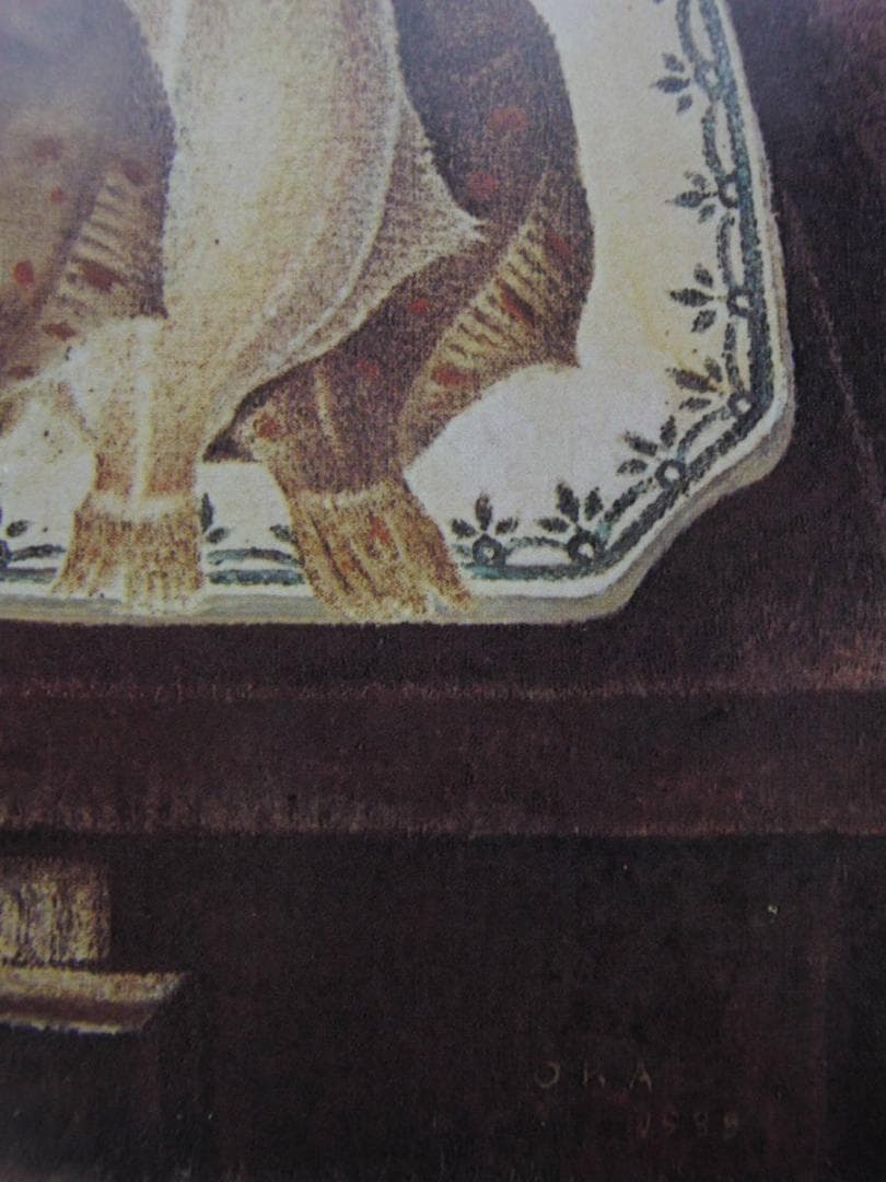 岡鹿之助、【魚】、希少な大判額装用画集より、美品、日本人画家、新品