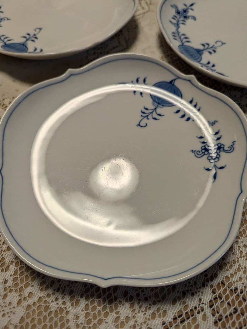 マイセン　ブルーオーキッド　プレート　18.5cm