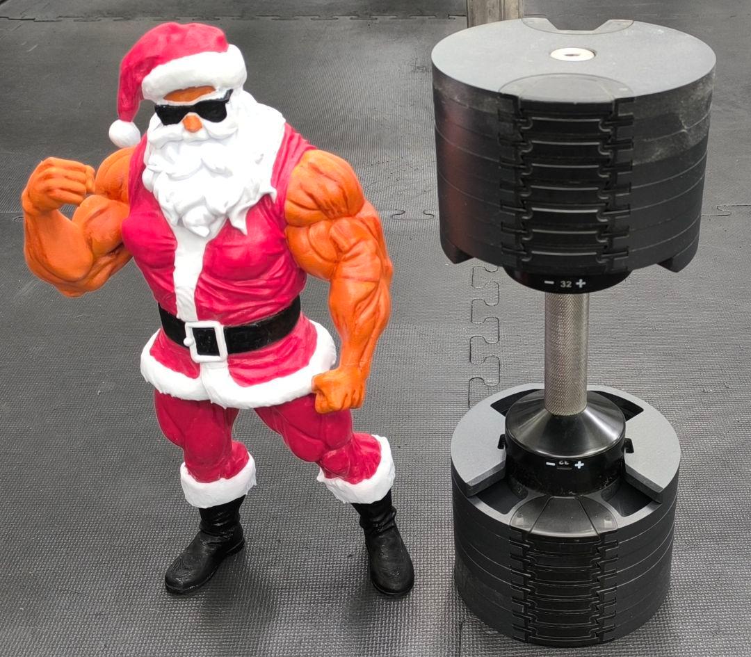 ジャンボサイズ マッチョ サンタクロース 高さ45cmサイズ クリスマス