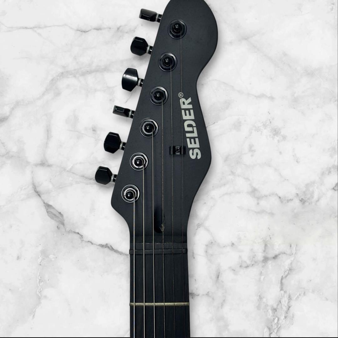 SELDER ストラトキャスター ブラック 動作良好 初心者 エレキギター