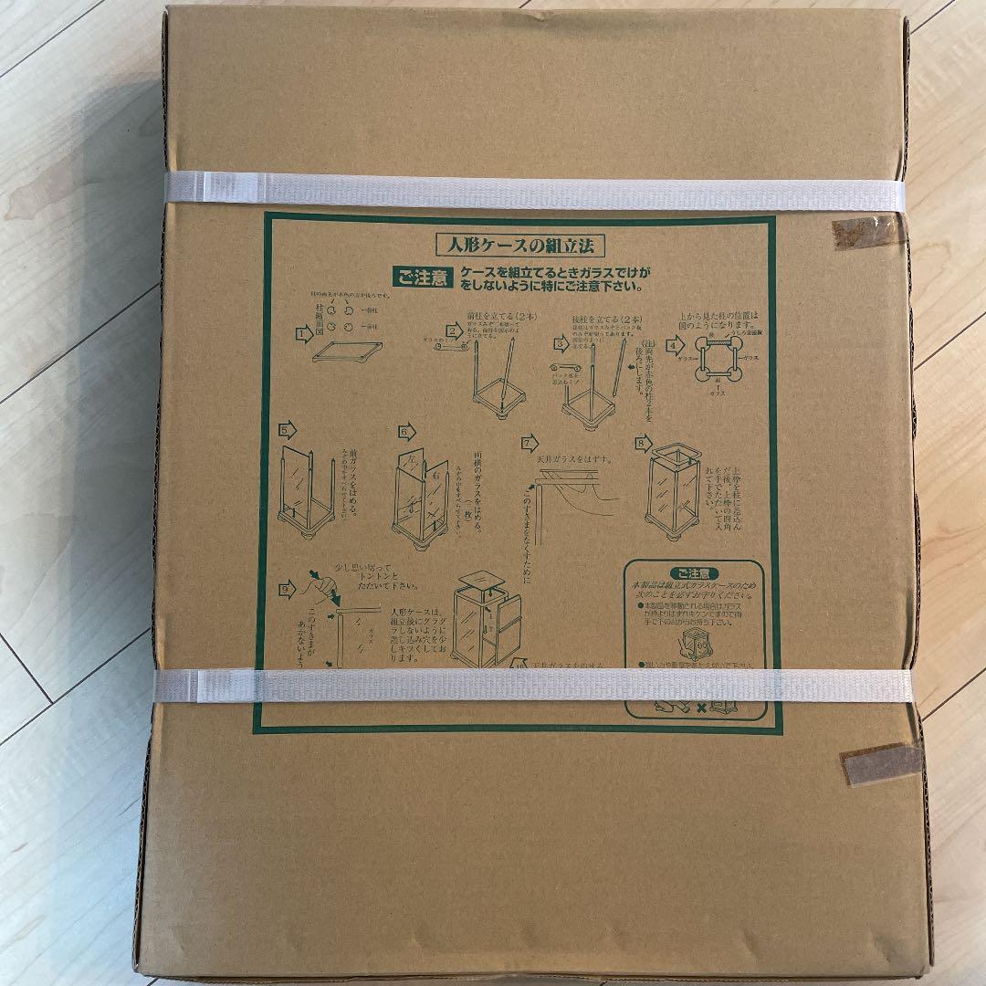 【保管品】博多人形 博多織 黒田武士 ガラスケース未開封