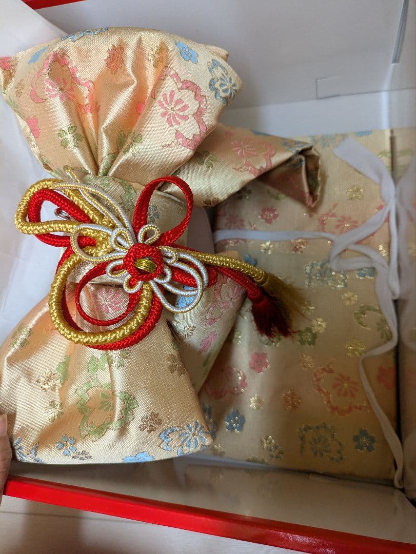 七五三 7歳 正絹 着物セット 肌襦袢 襟 草履 女の子 着物 七歳 四つ身